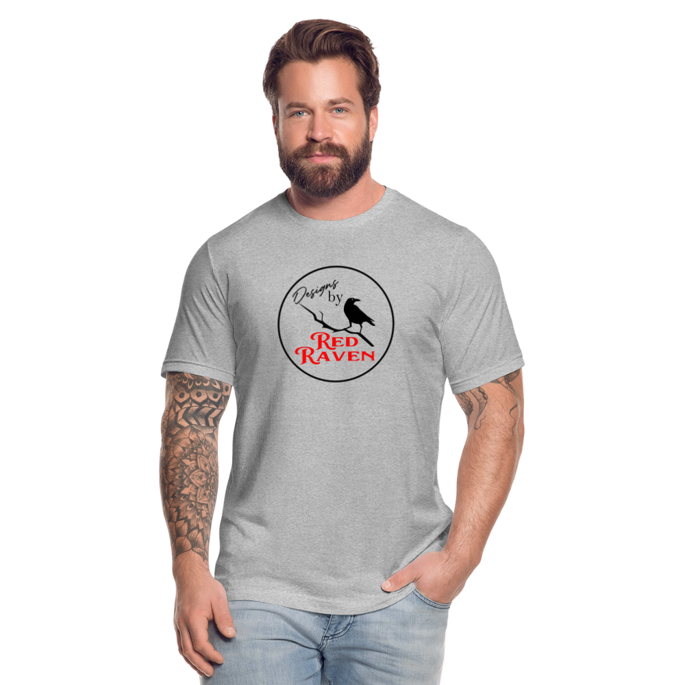 Red Raven Premium T-Shirt front logo - heather gray