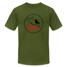Load image into Gallery viewer, Red Raven Premium T-Shirt front logo - olive
