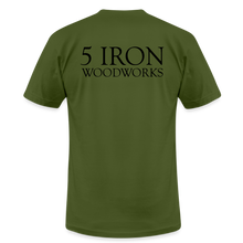 Load image into Gallery viewer, 5 Iron Woodworks Premium T-Shirt - olive
