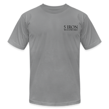 Load image into Gallery viewer, 5 Iron Woodworks Premium T-Shirt - slate
