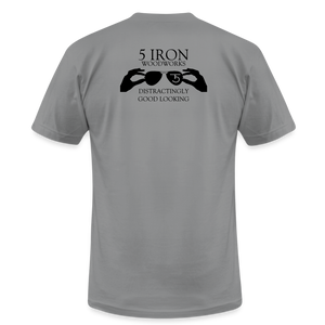 5 Iron Woodworks Premium T-Shirt - slate