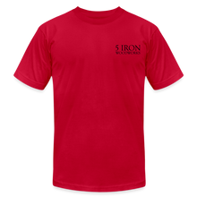 Load image into Gallery viewer, 5 Iron Woodworks Premium T-Shirt - red
