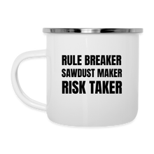 Load image into Gallery viewer, Risk Taker Camper Mug - white
