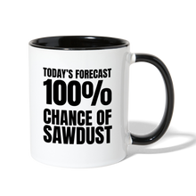 Load image into Gallery viewer, Forecast Sawdust Contrast Coffee Mug - white/black
