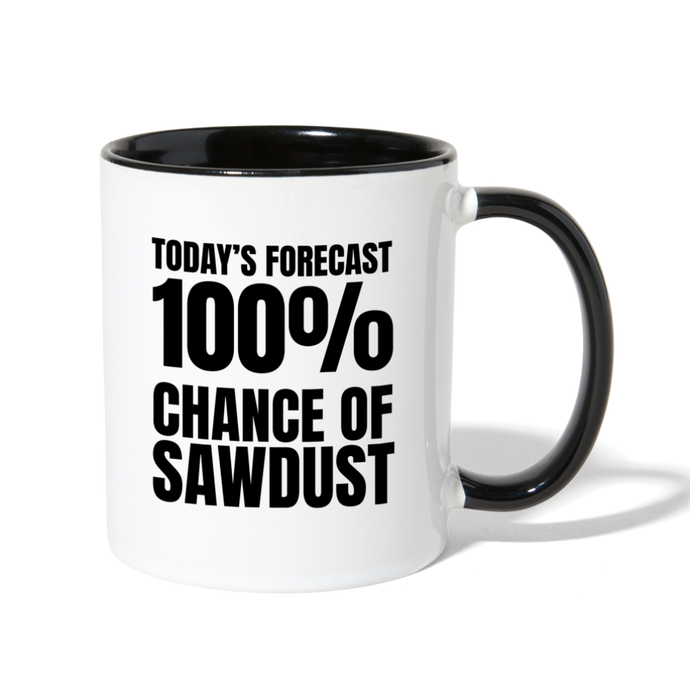 Forecast Sawdust Contrast Coffee Mug - white/black