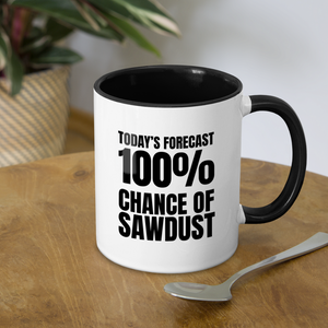 Forecast Sawdust Contrast Coffee Mug - white/black