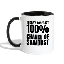 Load image into Gallery viewer, Forecast Sawdust Contrast Coffee Mug - white/black
