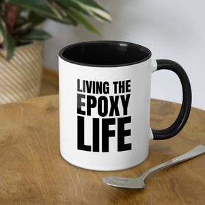 Epoxy LifeContrast Coffee Mug - white/black