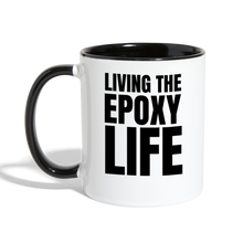 Load image into Gallery viewer, Epoxy LifeContrast Coffee Mug - white/black
