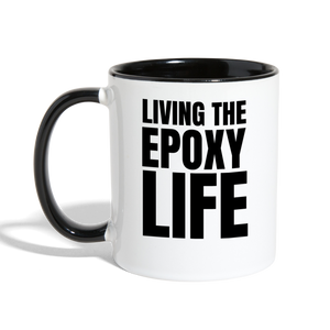 Epoxy LifeContrast Coffee Mug - white/black