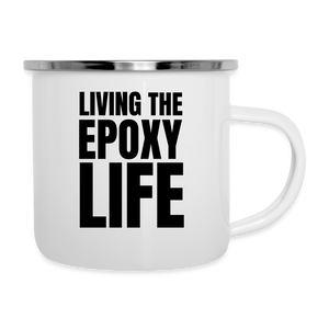 Epoxy Life Camper Mug - white