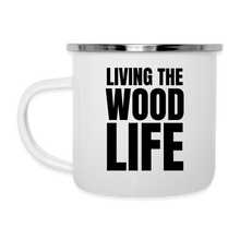 Load image into Gallery viewer, Wood Life Camper Mug - white
