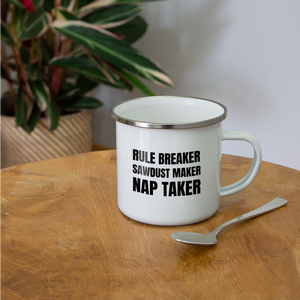 Nap Taker Camper Mug - white