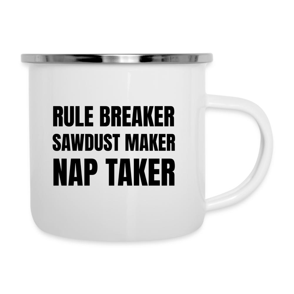 Nap Taker Camper Mug - white