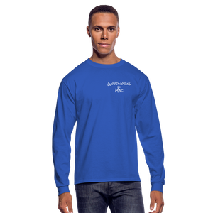 Woodworks by Mac Long Sleeve T-Shirt - royal blue