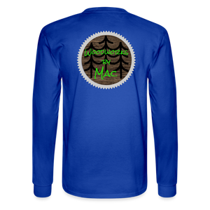 Woodworks by Mac Long Sleeve T-Shirt - royal blue