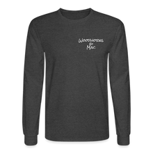 Load image into Gallery viewer, Woodworks by Mac Long Sleeve T-Shirt - heather black
