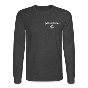 Woodworks by Mac Long Sleeve T-Shirt - heather black