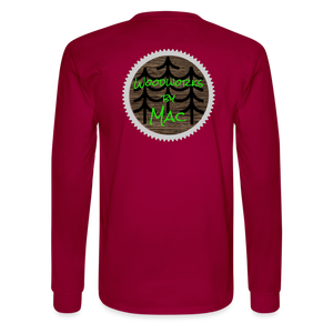 Woodworks by Mac Long Sleeve T-Shirt - dark red