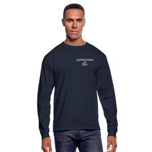 Woodworks by Mac Long Sleeve T-Shirt - navy