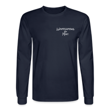 Load image into Gallery viewer, Woodworks by Mac Long Sleeve T-Shirt - navy
