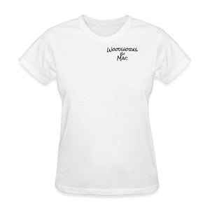 Woodworks by Mac Women's T-Shirt - white