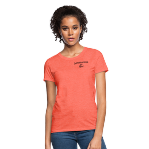 Woodworks by Mac Women's T-Shirt - heather coral