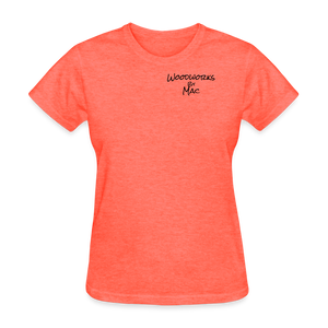 Woodworks by Mac Women's T-Shirt - heather coral