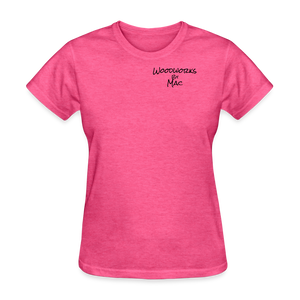 Woodworks by Mac Women's T-Shirt - heather pink