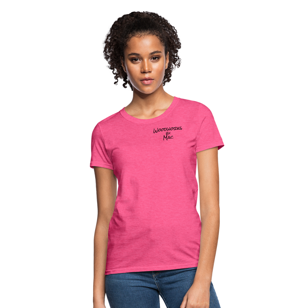 Woodworks by Mac Women's T-Shirt - heather pink
