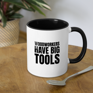 Big Tools Contrast Coffee Mug - white/black