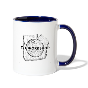 TJT Worksho Contrast Coffee Mug - white/cobalt blue