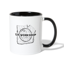 Load image into Gallery viewer, TJT Worksho Contrast Coffee Mug - white/black
