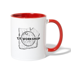 TJT Worksho Contrast Coffee Mug - white/red