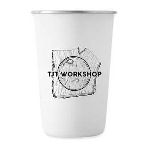 TJT Worksho Stainless Steel Pint Cup - white