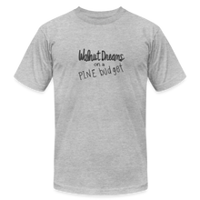Load image into Gallery viewer, Walnut Dreams CM2 Woodworks T-Shirt - heather gray
