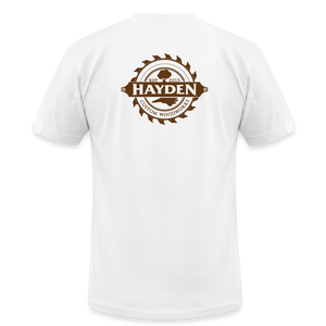 Hayden Custom Woodworks T-Shirt - white