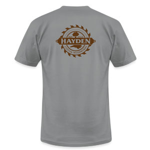 Hayden Custom Woodworks T-Shirt - slate