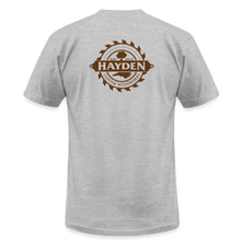 Load image into Gallery viewer, Hayden Custom Woodworks T-Shirt - heather gray
