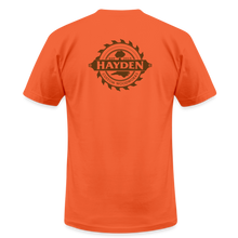 Load image into Gallery viewer, Hayden Custom Woodworks T-Shirt - orange
