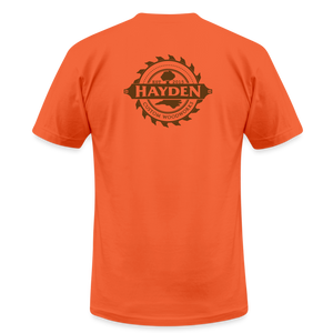 Hayden Custom Woodworks T-Shirt - orange