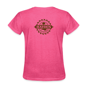 Hayden Custom Woodworks Women's T-Shirt - heather pink