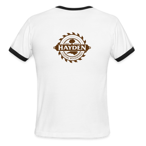 Hayden Custom Woodworks Men's Ringer T-Shirt - white/black