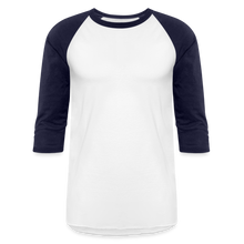 Load image into Gallery viewer, 3/4 Sleeve Raglan T-Shirt - white/navy
