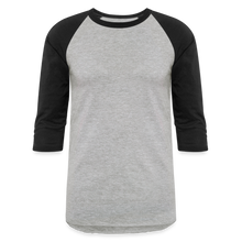 Load image into Gallery viewer, 3/4 Sleeve Raglan T-Shirt - heather gray/black
