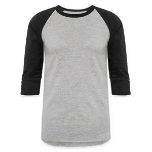 3/4 Sleeve Raglan T-Shirt - heather gray/black