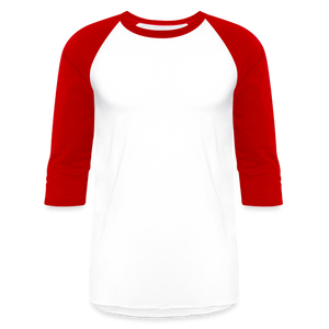 3/4 Sleeve Raglan T-Shirt - white/red