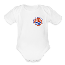 Load image into Gallery viewer, Organic Short Sleeve Baby Bodysuit - white
