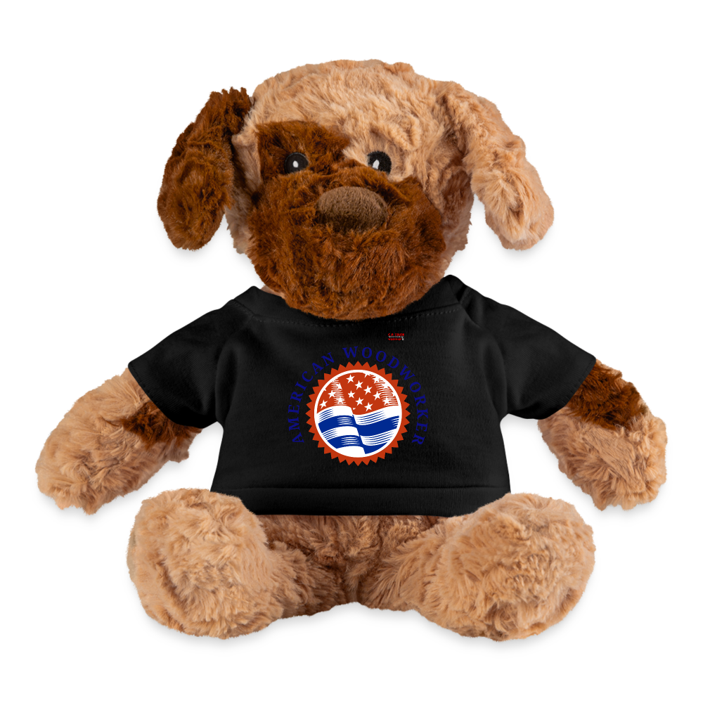 Stuffed Dog with Your Logo - black