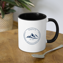 Load image into Gallery viewer, Easty&#39;s Woodshop Contrast Coffee Mug - white/black
